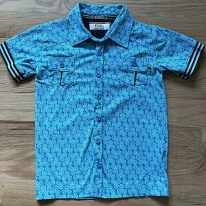 4funkyflavours Australia organic short sleeve button-down shirt boys EUR 158/164